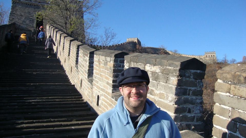 Peter at the Great Wall of China