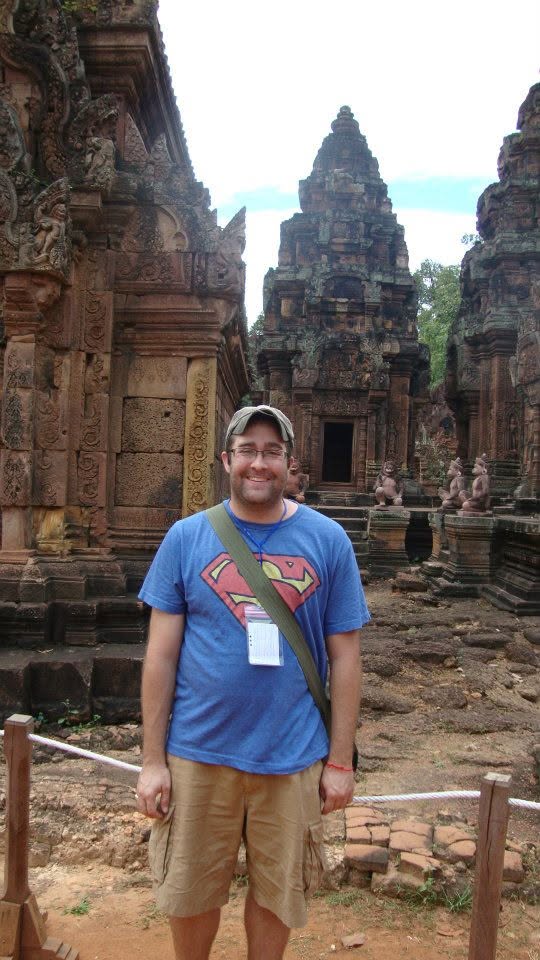 Peter at Siem Reap, Cambodia